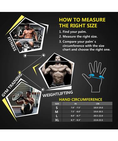 iHuan Ventilated Weight Lifting Gloves with Wrist Wrap Support - Full Palm Protection for Men & Women - Ideal for Weightlifting, Training, Fitness - Black (Large) - Buy Online on SooperMarket.com