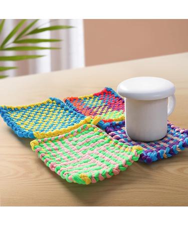 DAI Weaving Loom Kit for Kids and Adults - Potholder Loops Toys - Beginners Knitting Set with Metal Crochet Hooks - Ages 6-12 - Buy Online on SooperMarket.com