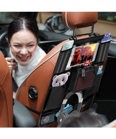 Toniebox Holder Car Organiser with Tablet Bag - Seat Back Cover for Kids' Car Accessories - Black - Buy Online on SooperMarket.com