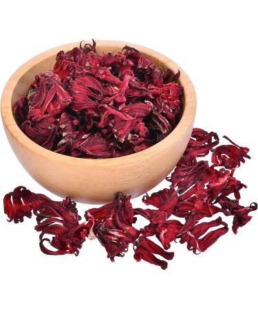Premium African Hibiscus Flowers Tea - 100% Pure Loose Leaf for Healthy Living - 200g (Pack of 1) - Buy Online on SooperMarket.com