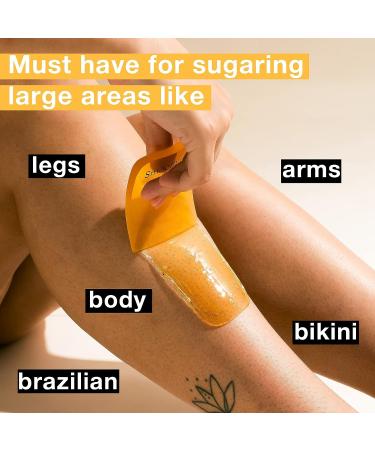 Sugar Waxing Hair Removal Applicator Tool - Smooth Lab Stripless Sugar Wax Spatula - Buy Online on SooperMarket.com