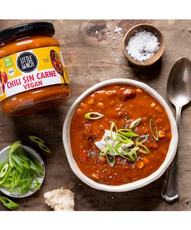 Little Lunch Organic Stew Chili Sin Carne | 100% Vegan Gluten-Free Lactose-Free | No Added Sugar or Artificial Additives | 6 x 350ml - Buy Online on SooperMarket.com