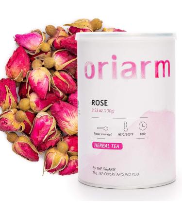 Orairm Loose Leaf Chinese Tea Tin Can (Rose Buds Tea)