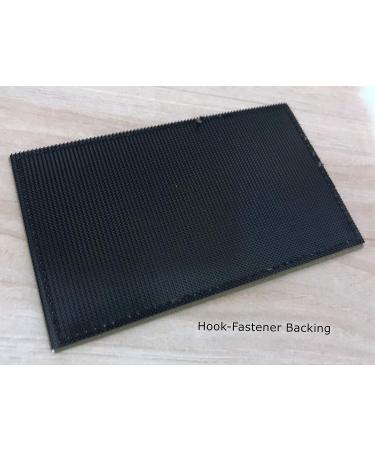 Infrared IR US American Flag Patch Set - Tactical Vest Patches - 2x3.5 - Hook-Fastener Backing - Black - 1 Left + 1 Right - Buy Online on SooperMarket.com