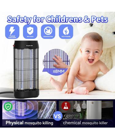 Buy MJUM Double-Sided Insect Destroyer | 16W Electric Mosquito Trap 1800V Non-Toxic Fly Trap for Indoor & Garden Use - Buy Online on SooperMarket.com