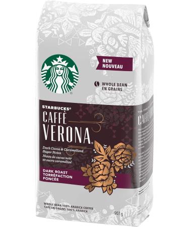 Starbucks Espresso Roast Whole Bean Coffee 907 gram & Caffe Verona Whole Bean Dark Roast Coffee 907 gram Roast Whole Bean Coffee + Dark Roast Coffee - Buy Online on SooperMarket.com