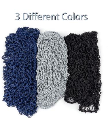 Framendino 3-Piece Long Mesh Crochet Hair Net Set for Women - Soft Sleeping Cap & Hair Accessories - Buy Online on SooperMarket.com