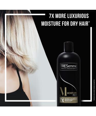 TRESemme Rich Moisture Shampoo & Conditioner Set - Vitamin E, Biotin, for Dry Damaged Hair - 28 Fl Oz (Pack of 2) - Buy Online on SooperMarket.com