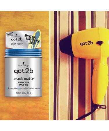 Got2b Beach Matte Surfer Look Paste 3.5oz - 6 Pack - Buy Online on SooperMarket.com