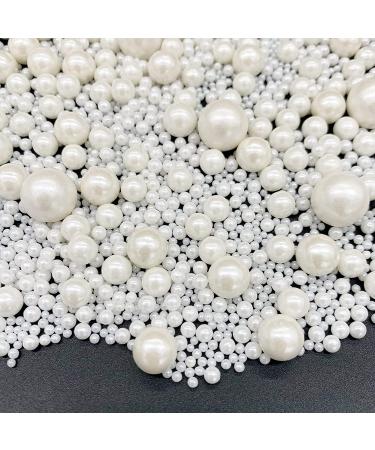 Edible White Pearl Sugar Sprinkles - Baking & Cake Decorations for Celebrations - 130g/4.58oz - Buy Online on SooperMarket.com