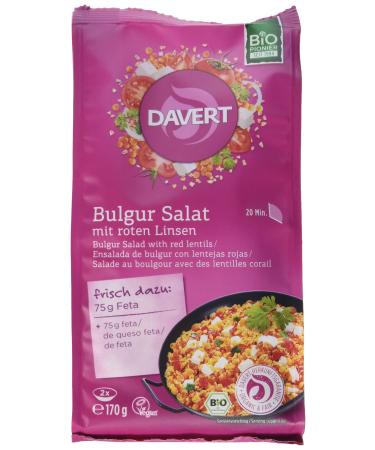 Davert Bulgur Salad pack of 6 (6 x 170 g)