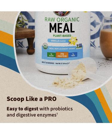 Garden of Life RAW Organic Meal Shake & Replacement - Vanilla 34.2 oz (969 g) | Nutrient-Dense Superfood - Buy Online on SooperMarket.com