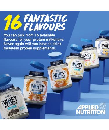 Applied Nutrition Critical Whey Protein Powder 2kg - Banana Milkshake Flavor | High Protein Muscle Building Supplement with BCAAs & Glutamine - 67 Servings - Buy Online on SooperMarket.com