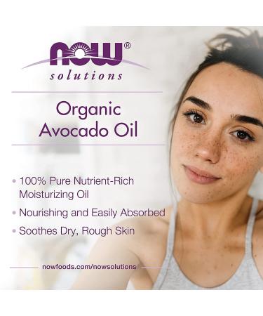 Now Foods Organic Avocado Oil 4 fl oz - Pure, Cold-Pressed & Nutrient-Rich - Buy Online on SooperMarket.com