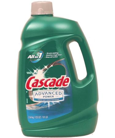 Cascade Advanced Power dishwasher detergent gel 125 oz Plastic Bottle 1 Fl Oz (Pack of 1) Gel
