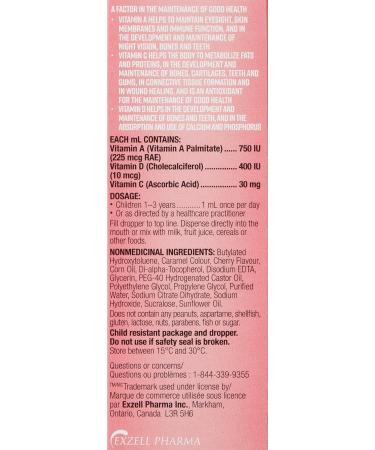 PediaVit Liquid Multi with Vitamins A D & C | Ideal for Children 1-3 Years | Essential Multivitamin to Support Growth and Immune Function | Oral Solution 50mL - Buy Online on SooperMarket.com
