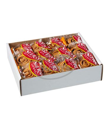 Cinnamon Buns Breakfast Pastry | 18 Cookies Individually Wrapped | Cinnamon Rolls Snack Cakes | Coffee Snacks | On the Go Snacks for Kids & Adults | Holiday, Birthdays, Parties | Sterns Bakery