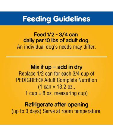 Pedigree Adult & Small Breed Wet Dog Food 12-Pack | Prime Rib & Chicken Gravy Cuts 13.2oz - Buy Online on SooperMarket.com