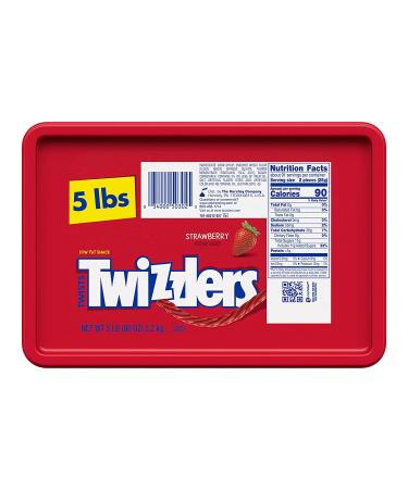 TWIZZLERS Twists Strawberry Chewy Candy - Halloween Edition - 5 lbs - Buy Online on SooperMarket.com