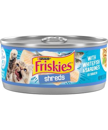 Friskies Cat Food (24) 5.5 oz. Cans Whitefish & Sardines