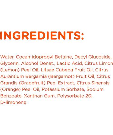 Buy Sapadilla Grapefruit + Bergamot Biodegradable Dish Soap - 16oz | Eco-Friendly Cleaning - Buy Online on SooperMarket.com