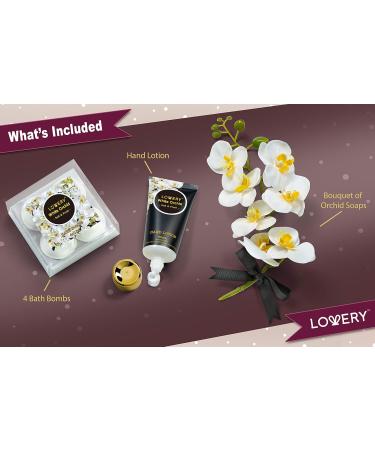 Luxury Home Spa Gift Baskets for Women & Men | Birthday Gifts - Orchid Soaps Essential Oils & Bath Bombs - Buy Online on SooperMarket.com