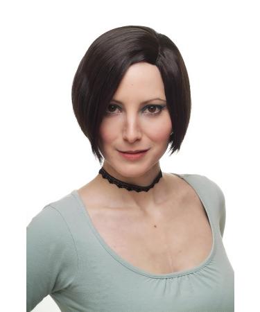 Buy Sexy Dark Brown Asymmetrical Bob Wig for Women | Short Hair Wig - 1248-4 | International Shipping - Buy Online on SooperMarket.com