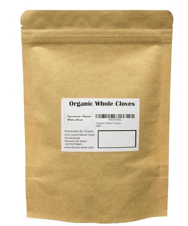 Organic Whole Cloves 1.7 oz - Premium Quality in Stand Up Resealable Pouch - Buy Online on SooperMarket.com
