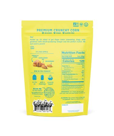 LOVE CORN Salt & Vinegar Snack | Crunchy Corn | 1.6oz x10 bags | Non-GMO, Gluten-Free, Plant Based, Low-Sugar - Buy Online on SooperMarket.com