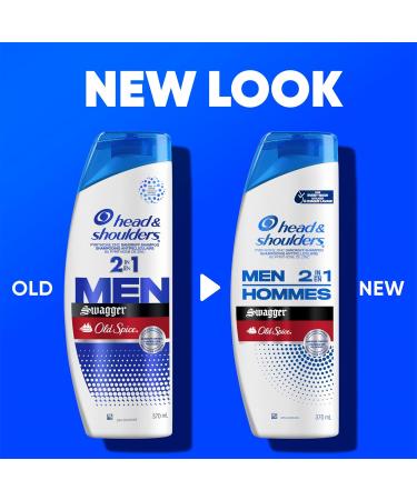 Head & Shoulders Old Spice Swagger Anti-Dandruff 2-in-1 Shampoo + Conditioner 370ML NEW Version 370 ml (Pack of 1) - Buy Online on SooperMarket.com