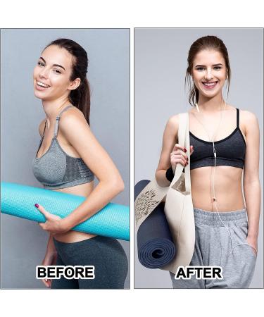 Yoga Mat Canvas Tote Bag with Mat Carrier Pocket - Yoga Mat Carrier Shoulder Bag for Women & Men - Pilates, Gym, Travel, Beach - Buy Online on SooperMarket.com