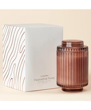 La Jolie Muse Passionfruit Peony Scented Candle - 80 Hours Long Burning Natural Wax - Gift and Home Decor - 12.3oz - Buy Online on SooperMarket.com