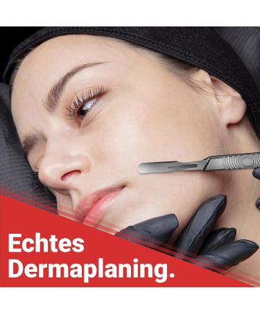 10x Dermaplaning Scalpel Blades - Kosmetex Facial Hair Removal Set | Smooth Skin at Home - Buy Online on SooperMarket.com