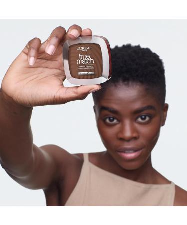 L'Or al Paris Powder Foundation Super-Blendable With Hyaluronic Acid Light Texture for a Flawless Finish True Match Perfecting Powder W1 Golden Ivory 1 Count (Pack of 1) - Buy Online on SooperMarket.com