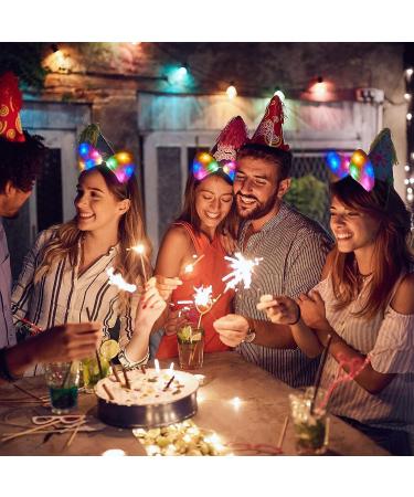 Juexica Light up Furry Kitty Headband - 4 Pack LED Cat Ears for Women/Girls - Cute Christmas Glow Party Hair Accessories - Buy Online on SooperMarket.com