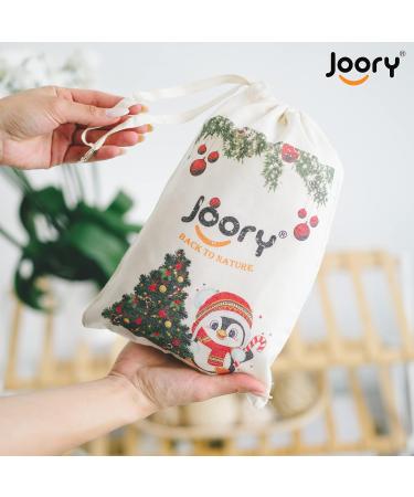 JOORY Natural Exfoliating Loofah Sponge - 3 Pack Egyptian Body Scrubber | Biodegradable Shower Luffa Pad - Buy Online on SooperMarket.com