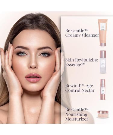 MONAT BE GENTLE Skincare System | Nourishing Cleanser Anti-Aging Nectar & Moisturizer for Sensitive Skin - Shop Internationally - Buy Online on SooperMarket.com