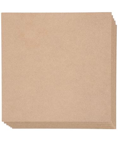 MDF Board, Chipboard Sheets for Crafts (10 in, 6 Pack)