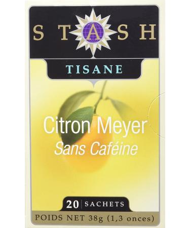 Stash Tea Meyer Lemon Herbal Tea 20 Count - Pack of 1 - Buy Online on SooperMarket.com