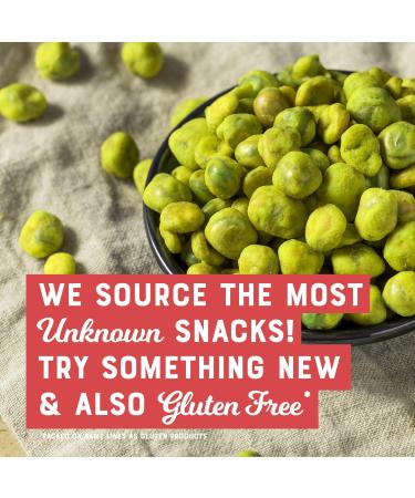 Sunburst Snacks Crispy and Spicy Wasabi Coated Peas Resealable and Recyclable Packaging 500g - Buy Online on SooperMarket.com