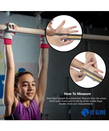 US Glove Women Hot Shot Uneven Bar Gymnastics Grips - Womens Gymnastics Bars Grips  Made in USA Gymnastics Uneven Bar Grips for Girls  Leather Gymnastics Equipment Grips  Hook & Loop  Size 000 (5") Single Buckle 1 (6 1/8") - Buy Online on SooperMarket.com
