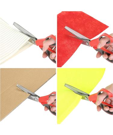 Mr. Pen Pinking Shears - Zig Zag Scissors for Fabric, Decorative Edge Sewing Scissors with Designs - Buy Online on SooperMarket.com