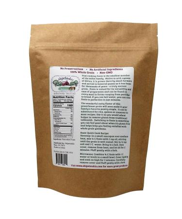 Shipetaukin Fonio African Supergrain 28oz - Gluten Free, Vegan, Non-GMO - Quick Cooking Whole Grain Substitute for Rice, Couscous, Quinoa - 1.75lb Pack - Buy Online on SooperMarket.com