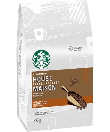 Starbucks Ground Coffee House Blend 793g Bag 4 Count - Buy Online on SooperMarket.com