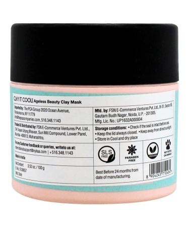 Nykaa Naturals Clay It Cool Mask - Antioxidant-Rich Face Mask for Youthful Glow & Improved Circulation - 3.5 oz - International Shipping Available - Buy Online on SooperMarket.com