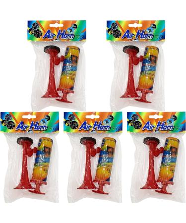 5PCS Football Air Horn Hand Push Pump Mini Air Horn Pump Party Noise Maker Celebration Birthday Party Gift Fit Candy Bag Can Fans Trumpet - Buy Online on SooperMarket.com