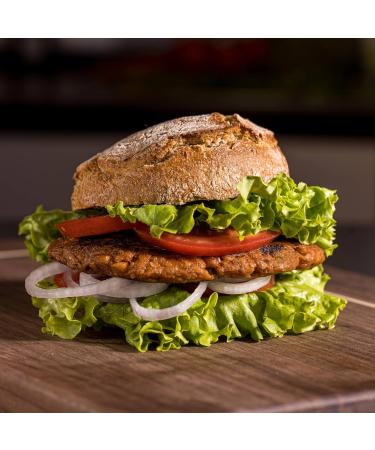 GreenTime Bio Burger Mix - Vegan & Gluten Free | 3 x 135g Pea Protein Vegetable Burger Mix | 9 Portions for Roasting & Grilling - Buy Online on SooperMarket.com