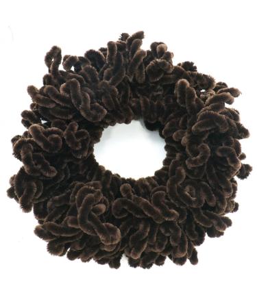 OrangeTag 2Pack Volumising Scrunchie Set for Big Hair, Hijab Volumizer - Dark Coffee & Black - Buy Online on SooperMarket.com