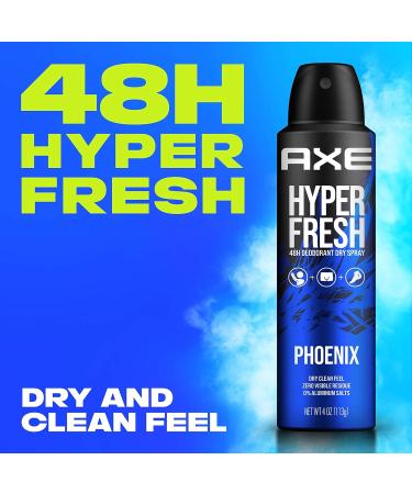 AXE Phoenix Deodorant Spray - 48 Hour Odor Protection Crushed Mint & Rosemary Aluminum-Free No Residue 4 oz - International Shipping Available - Buy Online on SooperMarket.com