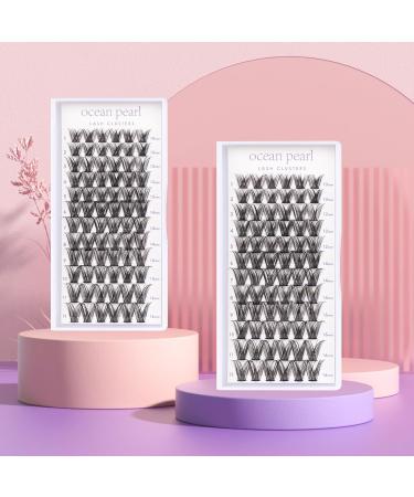 Cluster Lashes DIY Extensions 72 Clusters | 10-16mm Length | Soft Natural False Eyelashes | Reusable | Wide Stem | Makeup at Home - OP22 - Buy Online on SooperMarket.com